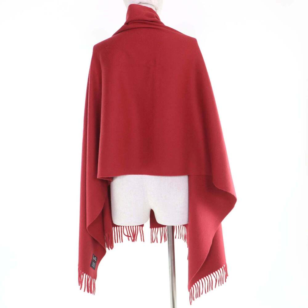 HERMES Authentic Red Scarf - Picture 5 of 8